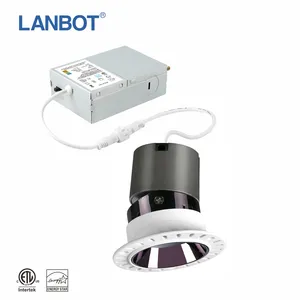 Yüksek teknoloji akıllı spot aşağı işık akıllı dim 3CCT + RGB APP kontrolü LED Downlight