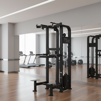 Entrenador de Flexiones Ajustable y Resistente de Acero con Peso de 138 kg para Entrenamiento de Espalda, Brazos y Pecho, Uso Comercial