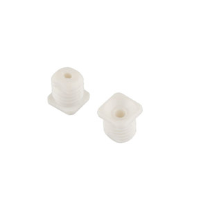 Insert de filetage en nylon plastique métrique à pas grossier, droit, pour l'assemblage de meubles et d'armoires - Product Image 1