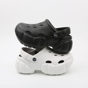 Sandal wanita musim panas uniseks, sandal selop karet busa <span class=keywords><strong>EVA</strong></span> ringan model baru, sandal bakiak blok kayu lembut, pantai rumah musim gugur - Product Image 2