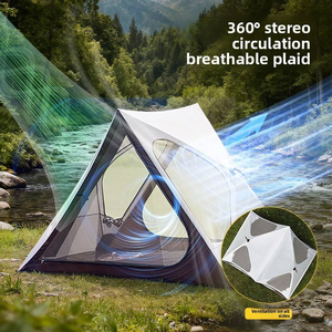 Carpa de Camping Plegable Portátil para Playa, Arena, Parque y Exteriores, de Tela Oxford, Impermeable, de 1500-2000 mm, para Uso en las Cuatro Estaciones, Protección Solar y contra la Lluvia - Product Image 4