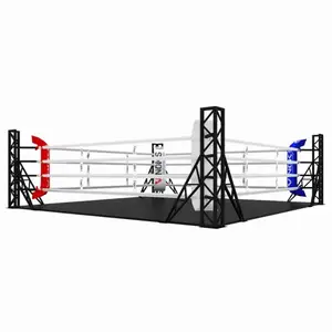 사용자 정의 크기 권투 링 캔버스 PVC MMA 태국 훈련 경쟁 체육관