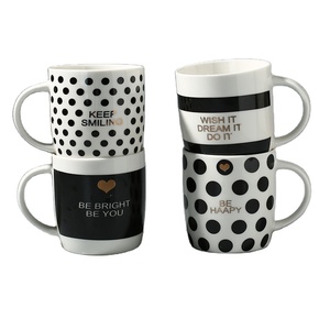 Tazza da caffè e latte in <span class=keywords><strong>oro</strong></span> ceramico da 13 once in stile moderno, perfetto regalo per il ritorno a scuola - Product Image 1