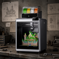 K2 Plus Combo Printer 3D FDM Otomatis Pencetakan Satu Warna CFS Smart Al Camera Auto Leveling Direct Drive Prototyping Baru