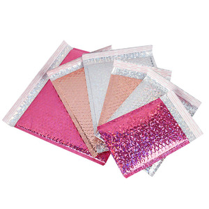 Tùy chỉnh bao bì nhựa nhỏ màu trắng bong bóng bưu phẩm 6x10 Đệm phong bì 8.5x14.<span class=keywords><strong>5</strong></span> bán buôn bong bóng gửi thư túi với logo - Product Image 4