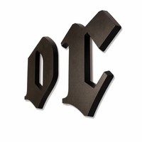 Letras Luminosas RGB de 7 Colores Personalizadas, Letrero Acrílico Ultrafino Retroiluminado con Impresión UV Negra para Decoración Moderna de Bares, Clubes y Discotecas