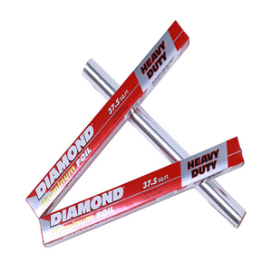 Hot Seller Chuzhong Brand Household <b>Kitchen</b> Coated Aluminum Foil Roll <b>Paper</b> Food Grade High Temperature Resistant Half Hard - Product Image 1
