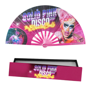 13 inch số lượng lớn bán buôn quảng cáo biểu tượng tùy chỉnh người hâm mộ lụa Fan - Product Image 3