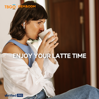 TBG OEM Café instantané à saveur de latte Formule 6-en-1 avec crémier non laitier et poudre d'huile de noix de coco Texture lisse Marque privée