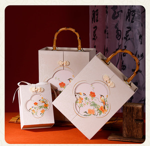 Regalo de compañero <span class=keywords><strong>Retro</strong></span> de lujo festivo de alta calidad, dulces de damas de honor para bodas con caja de regalo en relieve de laminación mate - Product Image 3