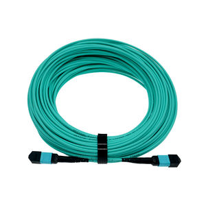 高密度光ファイバ低損失MTP MPO OM3パッチコードデータセンター統合屋内ネットワーク40G/100G/200G - Product Image 1