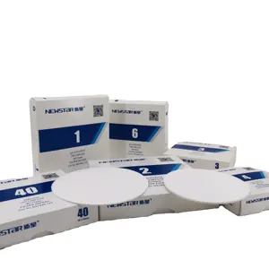 NEWSTAR Grade 1,2,3,4,5,6 Qualitative Fast/Medium/Slow speed Filter Paper 125mm