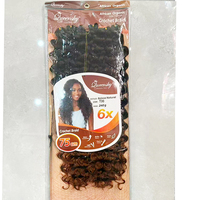 Ekstensi Rambut Crochet Freetress 6X Beleza Curl Hawaii Wand Curl Jerry Deep Twist Curly Water Wave GoGo Curl Braid