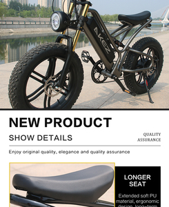 Bicicleta de Montaña MTB 2023 en Oferta, 48V 750W, 20*4.0'', Amortiguador Hidráulico de Aluminio, 7 Velocidades, Amortiguador Hidráulico 48V 750W 20* - Product Image 2