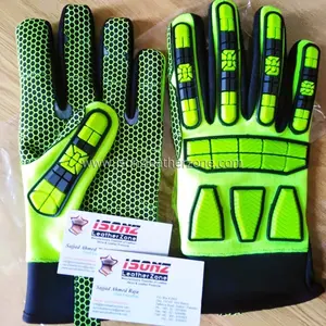 ถุงมือนิรภัยไนไตรล์/amara/tpr, ถุงมือนิรภัยป้องกันการสั่นสะเทือนทนน้ำมัน - Product Image 1