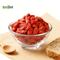 Bayas de Goji Secas Grandes y Dulces, Orgánicas Certificadas por USDA, Origen Ningxia, para Pan, Muffins, Barras de Granola y Repostería Saludable