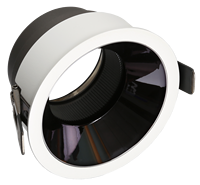 Anneau de montage en aluminium pour downlight LED, cadre pour spots MR16 GU10, couvercle de plafond, version fixe