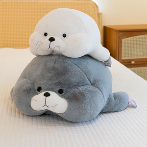 Peluche de Foca de Dibujos Animados, Muñeco de Peluche Adorable, Almohada de Animales de Peluche, Regalo para Cumpleaños, Lindos Muñecos de Foca Gorda - Product Image 1