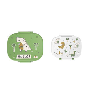 Contenitore per Pranzo Bento Diviso in 3 Scomparti per Bambini, Facile da Aprire, per Scuola, Ragazze e Ragazzi - Product Image 1