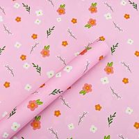 Feuille de papier d'emballage d'anniversaire pour animaux de fête plantes chat chien ours ensemble pour emballage cadeau