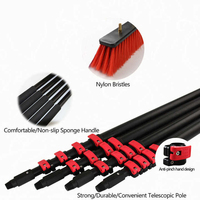 Accessoire de brosse rotative de 3.6 mètres pour le nettoyage des panneaux solaires pour maintenir une efficacité optimale des panneaux solaires