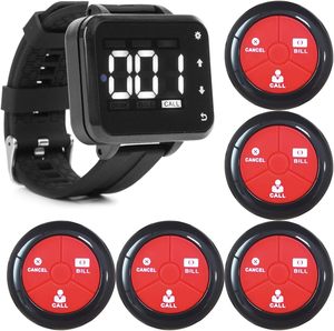 Dịch Vụ Phục Vụ Không Dây Hệ Thống Cuộc Gọi Nhà Hàng Cổ Tay Máy Nhắn Tin Dịch Vụ Cuộc Gọi Đẩy Nút Gọi - Product Image 1