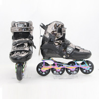 Patins à roues alignées Ruidongle Roselle en alliage d'aluminium, 4 roues, patins de course professionnels pour adultes