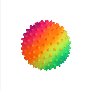 Bóng nảy PVC bơm hơi hình cầu nhỏ 3 inch Rainbow Zhuchuang KH9-242, đồ chơi giảm stress cho trẻ em - Product Image 1