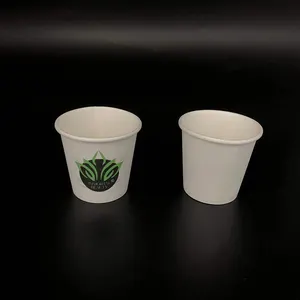 कस्टम मुद्रित 1oz 30ml परीक्षण कागज कप कागज कॉफी कप