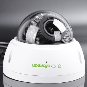 GA-D2VI-M8SG 8MP 4K H265+ IK10 Full Metal Dome Vandalproof Outdoor Security Network IP POE <b>Camera</b> Built in Microphone GA-D2VI-M8 - Product Image 5