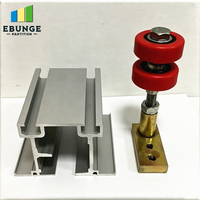 Chariot à double rouleau BG65 pour système de rail en aluminium de cloison mobile