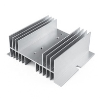 Radiateur à pont redresseur personnalisé sans ventilateur en aluminium extrudé à ailettes pour tube diode, puce PCB, refroidisseur passif à air
