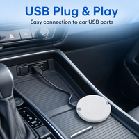 Lecteur de musique à commande vocale 2W pour voitures avec fonction sonore personnalisée, interface d'alimentation USB 5-35V