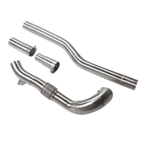 Custom SS304 Exhaust Downpipe for Audi S3 2015-2019 2.0T Premium Exhaust Pipes for Enhanced Power and Fuel Economy - Product Image 1