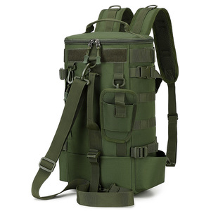 Masawei Tactical <b>Backpack</b> Large Capacity Outdoor Hiking Fishing Gear Bag Green Unisex Mountaineering <b>Backpack</b> With Zipper - Product Image 5