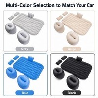 Matelas Gonflable Pliable à Motif Ondulé pour Voiture, Direct Usine, pour Siège Arrière, Idéal Famille, Berline, Mobilier Domestique, en PVC Écologique