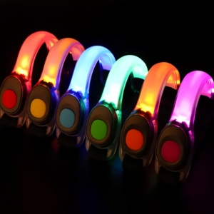 Notte di corsa di alpinismo campo notturno luce fascia da braccio led da polso luce impermeabile flash spia di avvertimento - Product Image 5