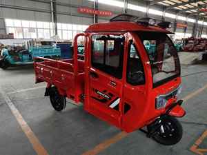 ZONSEN 1500W Motor sepeda roda tiga elektrik kendaraan becak Trike utilitas untuk pengiriman muatan berat dengan kabin 2ton kotak kargo besar - Product Image 6
