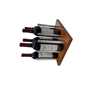 Vino rack colgante de moda <span class=keywords><strong>Bar</strong></span> de vinos estante creativo vino marco pared - Product Image 5