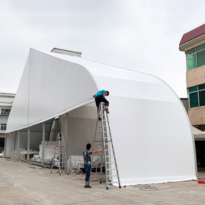 <b>Large</b> Exhibition <b>Tent</b> Rectangular Oxford Cloth Waterproof Metal Frame All Seasons Storage Logistics Use - Product Image 1
