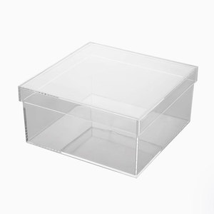Yüksek kalite özel logo akrilik kozmetik saklama kutusu şeffaf renkli yılbaşı mevcut ambalaj ekran kutusu - Product Image 3