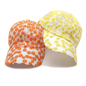 Casquette de baseball en maille brodée Daisy pour <span class=keywords><strong>femme</strong></span>, respirante, protection solaire, pour usage quotidien en extérieur - Product Image 2