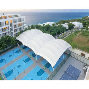 Estructura de Techo Tensado para Exteriores Ecológica con Tela Reciclada para Canchas Deportivas Ecológicas - Product Image 2