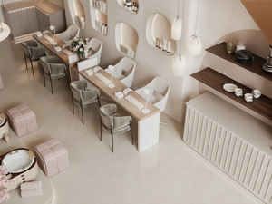 OEM Beauty Salon Display Shelf & Counter | One-Stop Hair Salon Interior Decoration for Spa Shop Fitting - Product Image 6