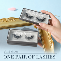 Faux cils en bande, effet naturel et volumineux, pour un look quotidien, 1 paire pour le maquillage, vente en gros de faux cils