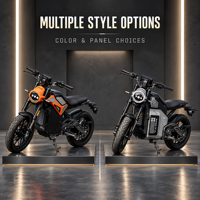 Moto électrique hybride certifiée EEC DOT, moto à deux roues, ATV, moto électrique pour adultes, homologuée pour la conduite sur route