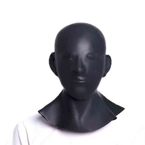 Maschera per Testa Completamente Chiusa con Bocca Aperta, Occhi Esposti, 100% Impermeabile, Ecologica, per Uomo e Donna, BDSM SM - Product Image 2