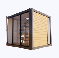 Maison conteneur préfabriquée de 10 pieds, cabane portable polyvalente pour bureau de jardin, sauna et mini-studio
