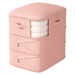 Grande capacité placard armoire organisateur pliable <span class=keywords><strong>couette</strong></span> oreiller couverture compressé pochette de rangement Compression <span class=keywords><strong>couette</strong></span> sac de rangement - Product Image 1