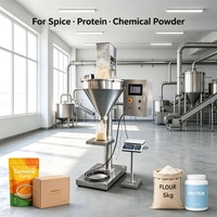 Remplisseuse automatique de poudre pour sacs plastiques, haute précision, à commande facile, pour farine, lait en poudre, poivre et autres aliments – Vente directe usine